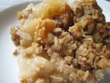 Apple-pear crumble: a recipe