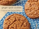 Ginger-molasses spice cookies (copycat Ivins' Spice Wafers)