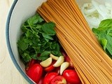 One-pot tomato basil pasta