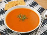 Red pepper pumpkin soup