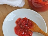 Roasted strawberry-rhubarb jam