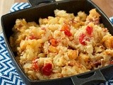 Slow cooker mac and cheese with bacon and tomatoes
