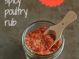 Sweet and spicy poultry rub