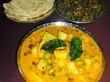 Aloo matar saaru recipe / Aloo matar curry / how to make South Indian saaru recipe