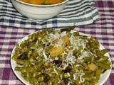 Farasbi batata bhaji | french beans potato bhaji