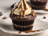 Trionfo al Cioccolato: Cupcakes Ricolmi di Crema al Caramello