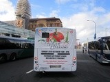 Are you in Auckland? Spot this bus and win an Italian prize