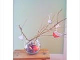 Christmas decorations ideas: branches instead of pine trees
