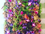 Lentils and flowers combo