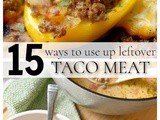 15 Ways to Use Up Leftover Taco Meat