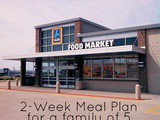 2-Week Meal Plan for a Family of 5 for $170