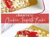 3 Ingredient Chicken Taquito Bake