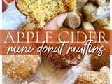 Apple Cider Mini Donut Muffins