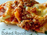 Baked Ravioli Lasagna + Our Journey to the Food Pantry #ranaraviolichallenge