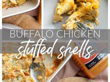 Buffalo Chicken Stuffed Shells