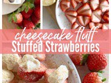 Cheesecake Fluff Stuffed Strawberries