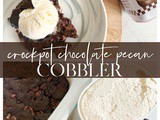 Crock Pot Chocolate Pecan Cobbler