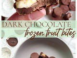 Dark Chocolate Frozen Fruit Bites