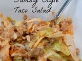 Family Style Taco Salad