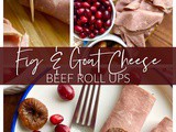Fig & Goat Cheese Beef Roll Ups