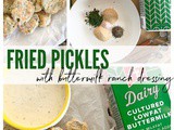Fried Pickles with Buttermilk Ranch Dressing