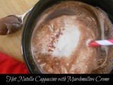 Hot Nutella Cappuccino with Marshmallow Creme
