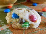 M and m Pudding Cookies