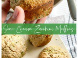 Sour Cream Zucchini Muffins