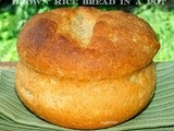 Brown Rice Bread in a Pot (Vegan)