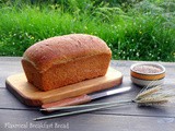 Flax Meal Breakfast Bread / #BreadBakers