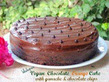 Vegan Chocolate Orange Cake (Wholegrain)