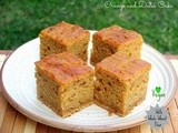 Vegan Dates and Orange Cake (Low Fat, with Whole Wheat Flour)