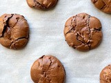 3 Ingredient Flourless Chocolate Cookies