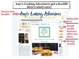 Amy’s Cooking Adventures got a facelift