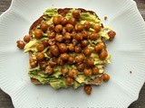 Avocado Toast with Crispy Chickpeas