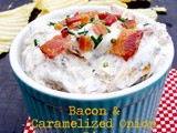 Bacon & Caramelized Onion Chip Dip {for Two}