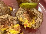 Bacon Cheeseburger Stuffed Meatballs