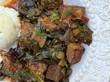 Beef Hifiridzi (Beef Short Ribs with Greens)