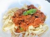 Bolognese with Bacon