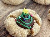 Christmas Tree Peanut Butter Blossoms