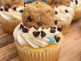 Confetti Chocolate Chip Cookie Cupcakes