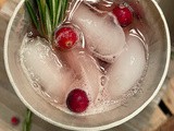 Cranberry Rosemary Simple Syrup + 2 Festive Drinks for the Family