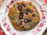 Face-Sized Chocolate Chip Sprinkle Cookies