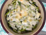 Green Beans Gratinéed with Cheese Sauce (Haricots Verts Gratinés, à la Mornay) #FantasticalFoodFight