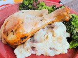 Herby Chicken with Onion-Garlic Mashed Potatoes