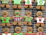 Hipster Ugly Sweater Gingerbread Men