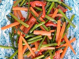 Roasted Asparagus & Carrots #BrunchWeek