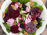 Roasted Beet & Blackberry Salad