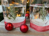 Snow Globe Ice Cube Glass