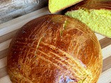 Sweet Turmeric Milk Bread (Shirin Chorek)